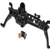 NHX RC Aluminum Portal Axle Housing Front-Black: Axial SCX10III view 2