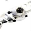 NHX Front Aluminum Portal Axle Set w/Gears Silver for SCX10III view 3