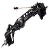 NHX RC Aluminum Portal Axle Set Front w/Gears -Black : Axial SCX10III view 2