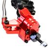 NHX Front Aluminum Portal Axle Set w/Gears Black/Red for SCX10III view 3