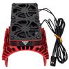 NHX RC 1/5 Twin Cyclone Alum HV Cooling Fans w/Cover Motor Heatsink Red view 3