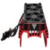 NHX RC 1/5 Twin Cyclone Alum HV Cooling Fans w/Cover Motor Heatsink Red view 4