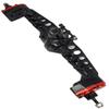 NHX RC Aluminum Portal Axle Set Rear w/Gears -Black/Red : Axial SCX10III view 4