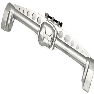 NHX RC Aluminum Portal Axle Housing Rear -Silver: Axial SCX10III