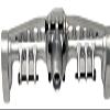 NHX RC Aluminum Portal Axle Housing Rear -Silver: Axial SCX10III view 3