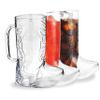 4E's Novelty 10Pcs Cowboy Boot Mug Cups (10 Pack) 17 oz Reusable Hard Plastic, BPA Free - for Cowboy Themed Party Supplies, Western Accessories view 1