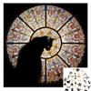 Wooden Jigsaw Puzzle for Adults - Cathedral Cat - 372 Wooden Pieces. Made in USA by Nautilus Puzzles view 3