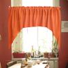 Zen Creative Designs Solid Poplin Swag Window Valance Home Dcor Bedroom Nursery Kitchen Window (Orange) view 2