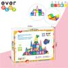 Everplay 66 pc Magnetic Tiles with Multicolored Car Set, Building Blocks Toys, STEM Educational Learning Magnet Toy Preschool Montessori Boys & Girls Smart Kit Games Gifts for Age 3+ Kids Toddlers view 3