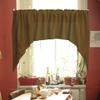 Zen Creative Designs Solid Poplin Swag Window Valance Home Dcor Bedroom Nursery Kitchen Window (Mustard) view 2