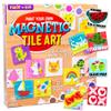 Made By Me! Paint Your Own Magnetic Tile Art  DIY Ceramic Magnets  Personalized Magnet Tiles  Arts & Crafts Kit for Kids Ages 6+,Multi view 1