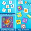 Made By Me! Paint Your Own Magnetic Tile Art  DIY Ceramic Magnets  Personalized Magnet Tiles  Arts & Crafts Kit for Kids Ages 6+,Multi view 4
