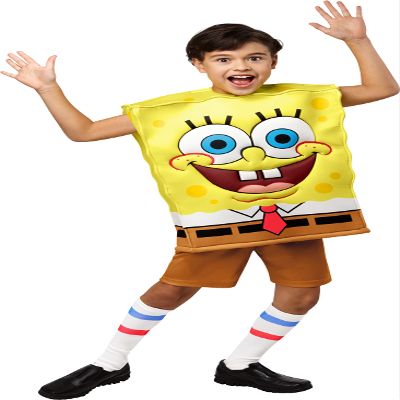 Rubies Child's SpongeBob SquarePants SpongeBob Costume for Themed Parties and Halloween, As Shown, Medium