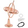 Mini Gyroscope, Metal Gyroscope, Bracket Gyroscope Decompression Toy Mini Balance Spinning Top Artifact Rose view 2