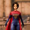 Barbie Supergirl Collectible Fashion Doll from The Flash Movie Wearing Red & Blue Suit with Cape, Display Stand Included view 3