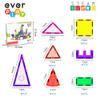 Everplay Magnetic Tiles Starter Set Building Blocks Toys STEM Educational Learning Magnet Toy Preschool Montessori Boys & Girls Smart Unlimited Creative Kit Games Gifts for Age 3+ Kids Toddlers view 4