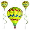 2Pack Hot Air Balloon Wind Spinner Garden Windmills and Spinners Decorations Large Outdoor Hanging Decor Lawn Yard Windsock Ornaments Colorful Butterfly Wind Hanging Ornaments view 1
