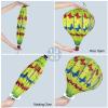 2Pack Hot Air Balloon Wind Spinner Garden Windmills and Spinners Decorations Large Outdoor Hanging Decor Lawn Yard Windsock Ornaments Colorful Butterfly Wind Hanging Ornaments view 3
