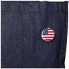 F-Style F-SD010559-005 Tote Bag, Flag Can Badge, Denim Tote Bag, Indigo/U.S.A view 3