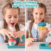 Made By Me! Sand Dough Sculpt & Paint Creations! Pottery Press, Sand Dough Bowl Kit, Paint & Create Your Own Pottery, Mess-Free Pottery Kit for Kids, Great Arts & Craft Activity for Ages 6, 7, 8, 9 view 2