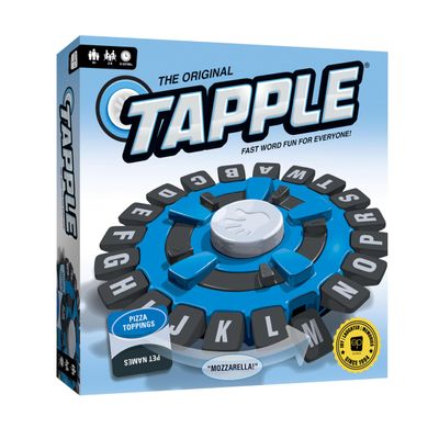 USAOPOLY The Original TAPPLE, The Fast-Paced Family Board Game,Choose a Category & Race Against The Timer to be The Last Player,Learning Word Game for Ages 8 & Up, 2-8 Players, 15-20 Minute Play Time