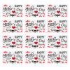 LUOZZY 25 Sheets Mother's Day Balloon Stickers I Love You So Much Party Stickers DIY Balloon Stickers for Mother's Day Birthday Home Outdoor view 1