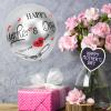 LUOZZY 25 Sheets Mother's Day Balloon Stickers I Love You So Much Party Stickers DIY Balloon Stickers for Mother's Day Birthday Home Outdoor view 4
