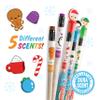 Scentco Holiday Smencils (2 Pack) - HB #2 Scented Fun Pencils, 5 Count - Stocking Stuffer, Gifts for Kids, School Supplies, Party Favors, Classroom Rewards view 3