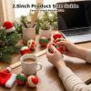 LovesTown Christmas Stress Ball Toys, 20PCS Squeeze Toys 2.5 Inch Bouncy Squeeze Balls for Stress Relief Party Favors Goodie Bag Fillers view 3