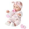 Enjoyin 12'' Baby Doll in Gift Box with Pink Cloths, Pacifier, 13''x13'' Microfabric Blanket, and Feeding Bottle. Gift Idea for Ages 3+ view 1