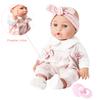 Enjoyin 12'' Baby Doll in Gift Box with Pink Cloths, Pacifier, 13''x13'' Microfabric Blanket, and Feeding Bottle. Gift Idea for Ages 3+ view 3