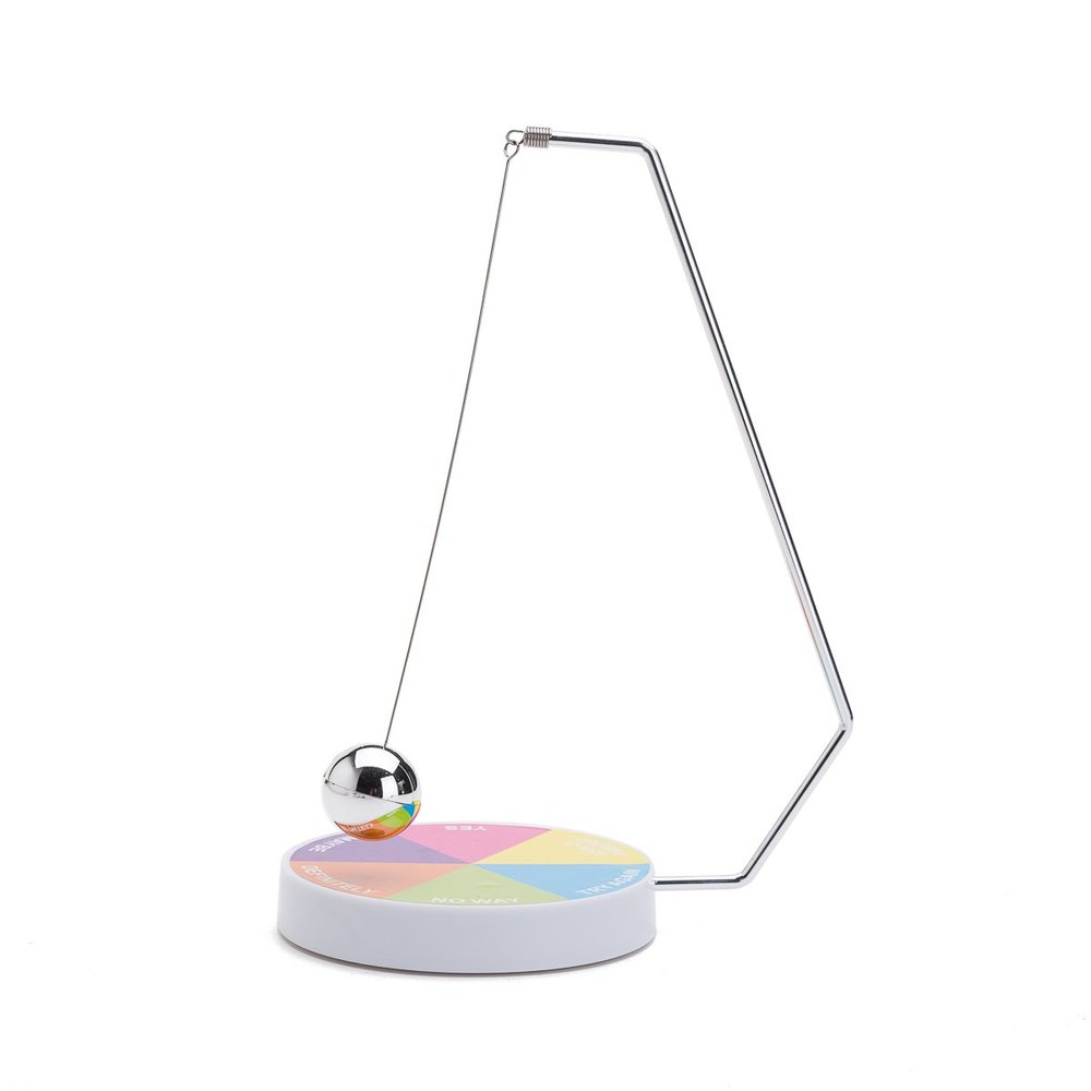 THY COLLECTIBLES Magnetic Decision Maker Pendulum Fortune Teller for Indecisive Moments Dynamic Desk Toy Decision Aid (Multi-Color)