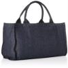 F-Style F-SD010559-001 Tote Bag, Flag with Can Badge, Denim Tote Bag, Indigo/Sri Lanka view 2