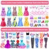 iBayda 11.5-Inch Fashion Doll with Closet Clothes Accessories Set - Includes Princess Gown, Long Dresses, Outfits, Shoes, Handbags, Mirror, Pet Dog & More (Doll Included) view 4