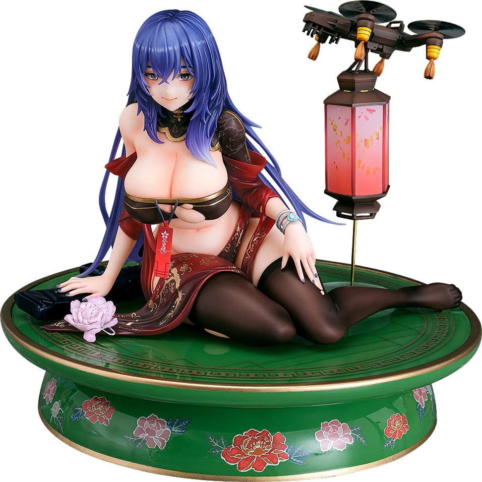 Phat! Girls Frontline: DP-12 Echeveria Lantern -Crimson- 1:6 Scale PVC Figure