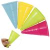 Kisangel 5pcs Plastic Ice Cream Cones, Kids Beach Sand Toys Ice Cream Cones Cups and Scoop for Outdoor Seaside Sandbox Toys view 3