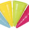 Kisangel 5pcs Plastic Ice Cream Cones, Kids Beach Sand Toys Ice Cream Cones Cups and Scoop for Outdoor Seaside Sandbox Toys view 4