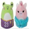 Squishville by Squishmallows 2 Pack Fashion Pack Mini Squishmallow 5cm (2 inch) with Clothing Set of 4 Packs view 4