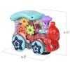 ArtCreativity Light Up Transparent Toy Train for Kids, 1PC, Bump and Go Toy Car with Colorful Moving Gears, Music, and LED Effects, Fun Educational Toy for Kids, Great Birthday Gift Idea view 3