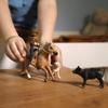 Schleich Farm World - 6PC Rodeo Calf Adventure Playset - Cowboy Rider Figurine with Horse Figure, Cow and Dog - Realistic Western Rodeo Farm Toys and Accessories - Kids and Toddlers Ages 3+ | 42578 view 2