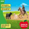 Schleich Farm World - 6PC Rodeo Calf Adventure Playset - Cowboy Rider Figurine with Horse Figure, Cow and Dog - Realistic Western Rodeo Farm Toys and Accessories - Kids and Toddlers Ages 3+ | 42578 view 4