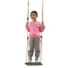 Adjustable Plastic Standing Swing, Outdoor Kids Playground Swing, Green view 1