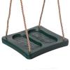 Adjustable Plastic Standing Swing, Outdoor Kids Playground Swing, Green view 4