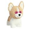 Aurora Heartwarming Valentine Luvs-Ya Corgi Stuffed Animal - Decorative Charm - Loveable Companions - Brown 9 Inches view 1