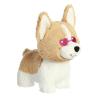 Aurora Heartwarming Valentine Luvs-Ya Corgi Stuffed Animal - Decorative Charm - Loveable Companions - Brown 9 Inches view 3