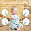 alilo Yoyo Talking Bunny Baby Singing Musical Rattle, Mimicking Toys Repeats What You Say, Preloaded 90+ Audio Content, ABC/Number/Notes Learning Toys for Toddlers Infant Newborn Boy Girl Gifts view 4
