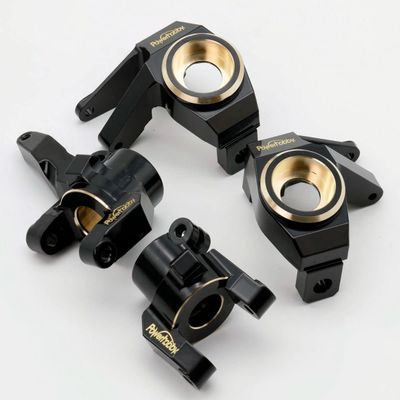 Powerhobby Axial SCX6 Brass Front Knuckle + C Cup Left Right Oversized Bearing