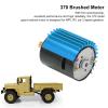370 Brushed Motor, 2 Speed Metal Gear with Heat Sink for WPL RC Cars Blue C Sporting Goods Car Model Accessories view 3