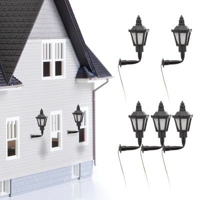 Healifty European Wall Lamp Model Mini Light Ornament Dollhouse Decorative Wall Lights for Indoor Table Micro Landscape and Fairy Garden Accessories