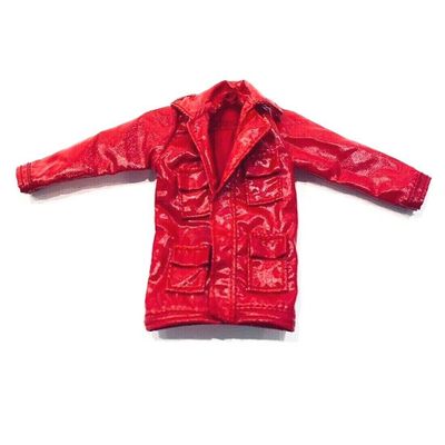 1/12 Scale Miniature Red Jacket for Mezco Marvel Legends Muscular Body (Figure NOT Included)